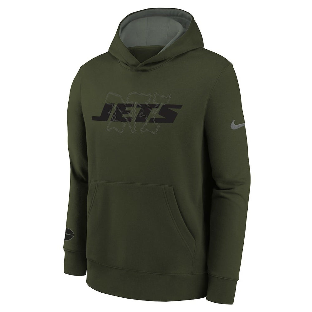 New York Jets Youth 2025 Rivalries Collection Club Hoodie Gotham Green | Nike for Sale
