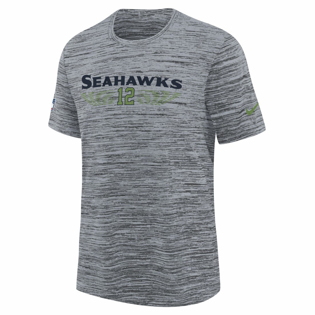 Seattle Seahawks Youth 2025 Rivalries Collection Sideline Velocity Dri-FIT T-Shirt Wolf Gray | Nike for Sale