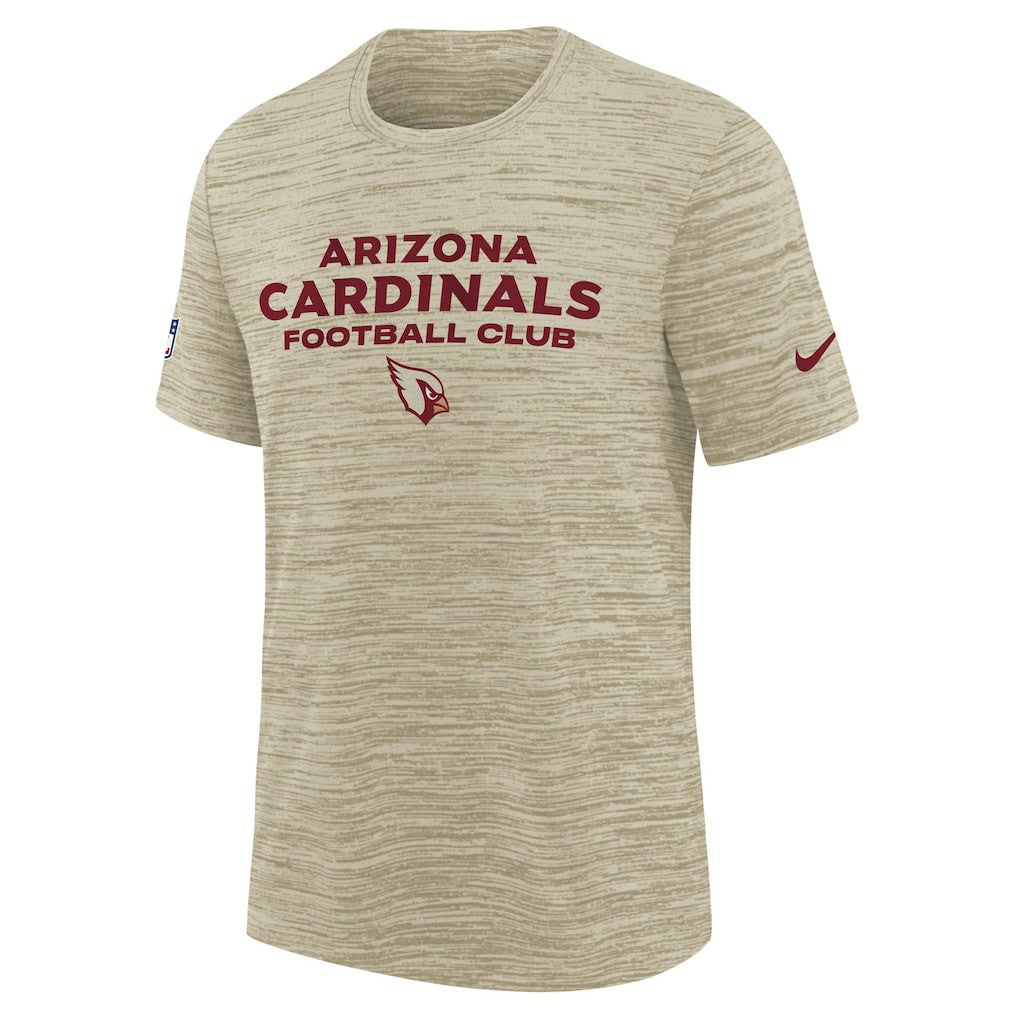 Arizona Cardinals Youth 2025 Rivalries Collection Sideline Velocity Dri-FIT T-Shirt Natural | Nike for Sale