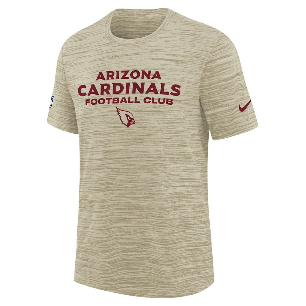 Arizona Cardinals Youth 2025 Rivalries Collection Sideline Velocity Dri-FIT T-Shirt Natural | Nike for Sale