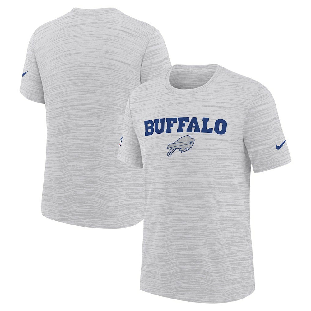 Buffalo Bills Youth 2025 Rivalries Collection Sideline Velocity Dri-FIT T-Shirt White | Nike for Sale