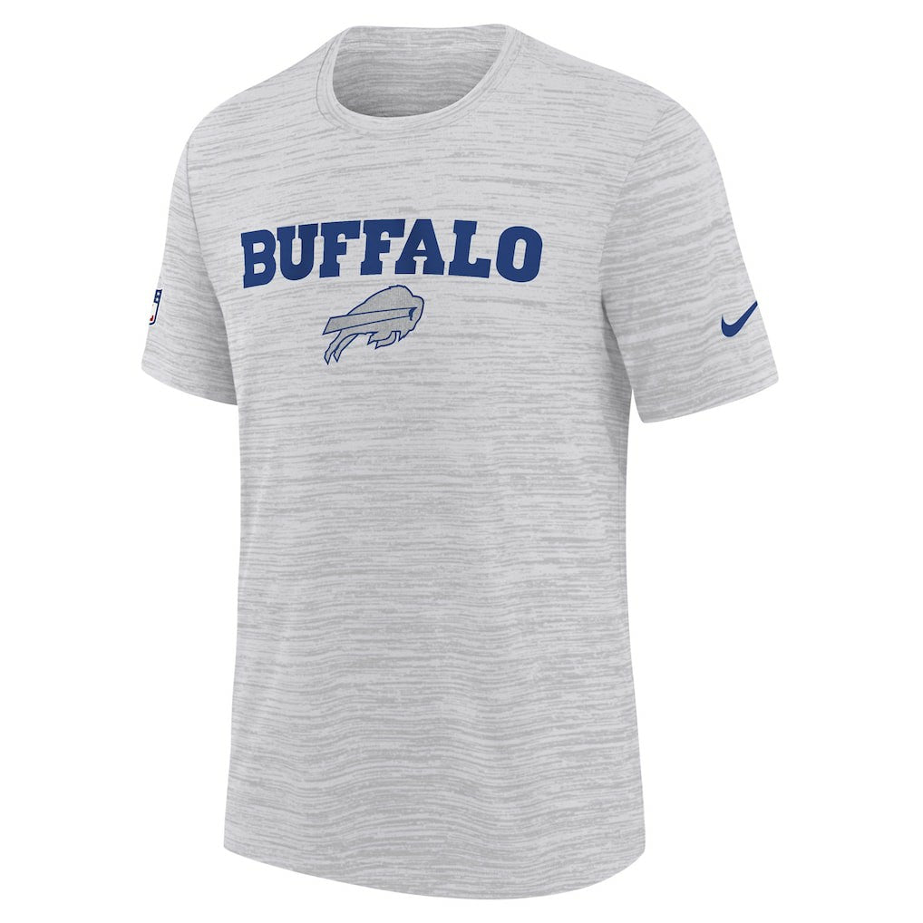 Buffalo Bills Youth 2025 Rivalries Collection Sideline Velocity Dri-FIT T-Shirt White | Nike for Sale
