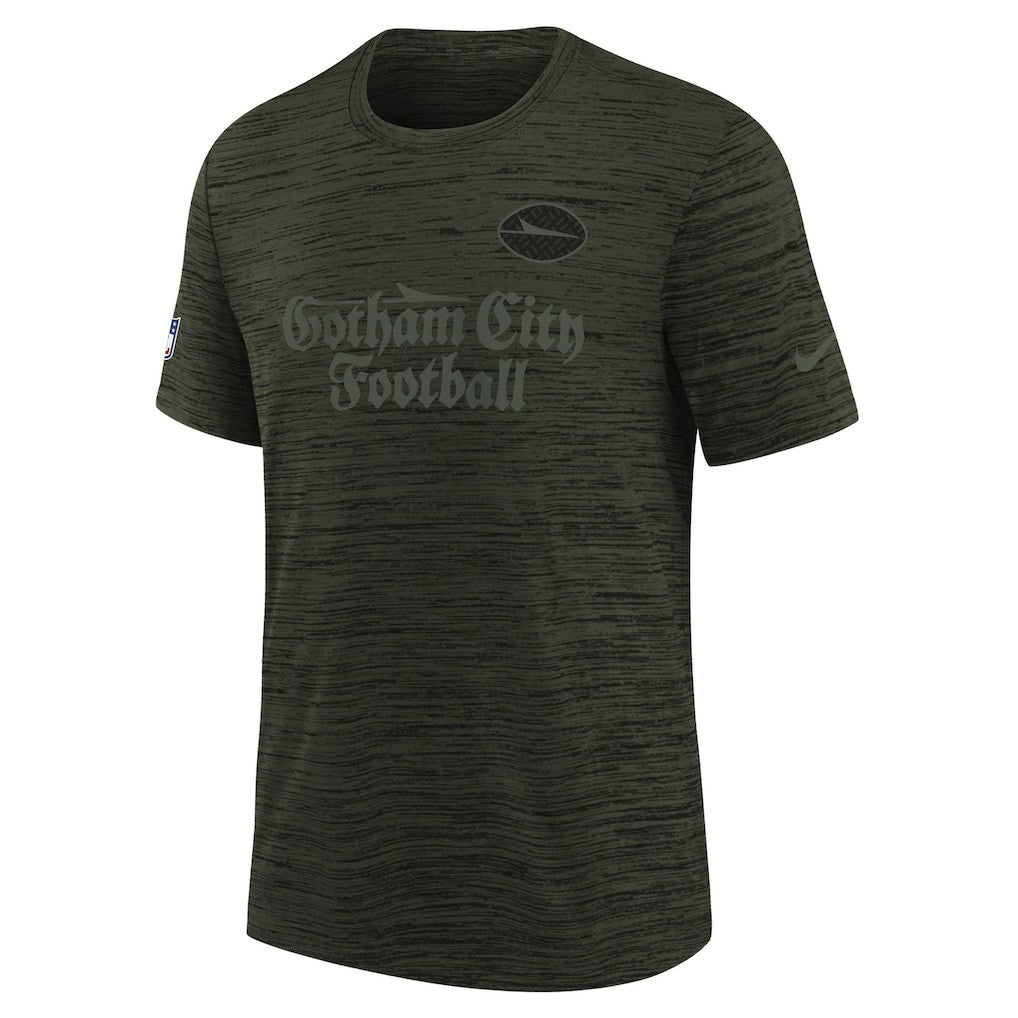 New York Jets Youth 2025 Rivalries Collection Sideline Velocity Dri-FIT T-Shirt Gotham Green | Nike for Sale
