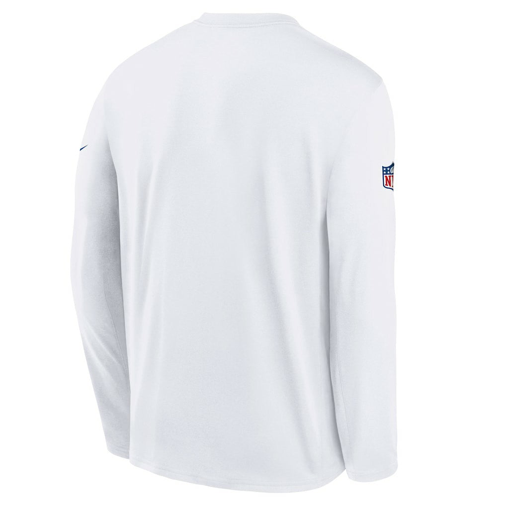 Buffalo Bills Youth 2025 Rivalries Collection Sideline Legend Dri-FIT Long Sleeve T-Shirt White | Nike for Sale