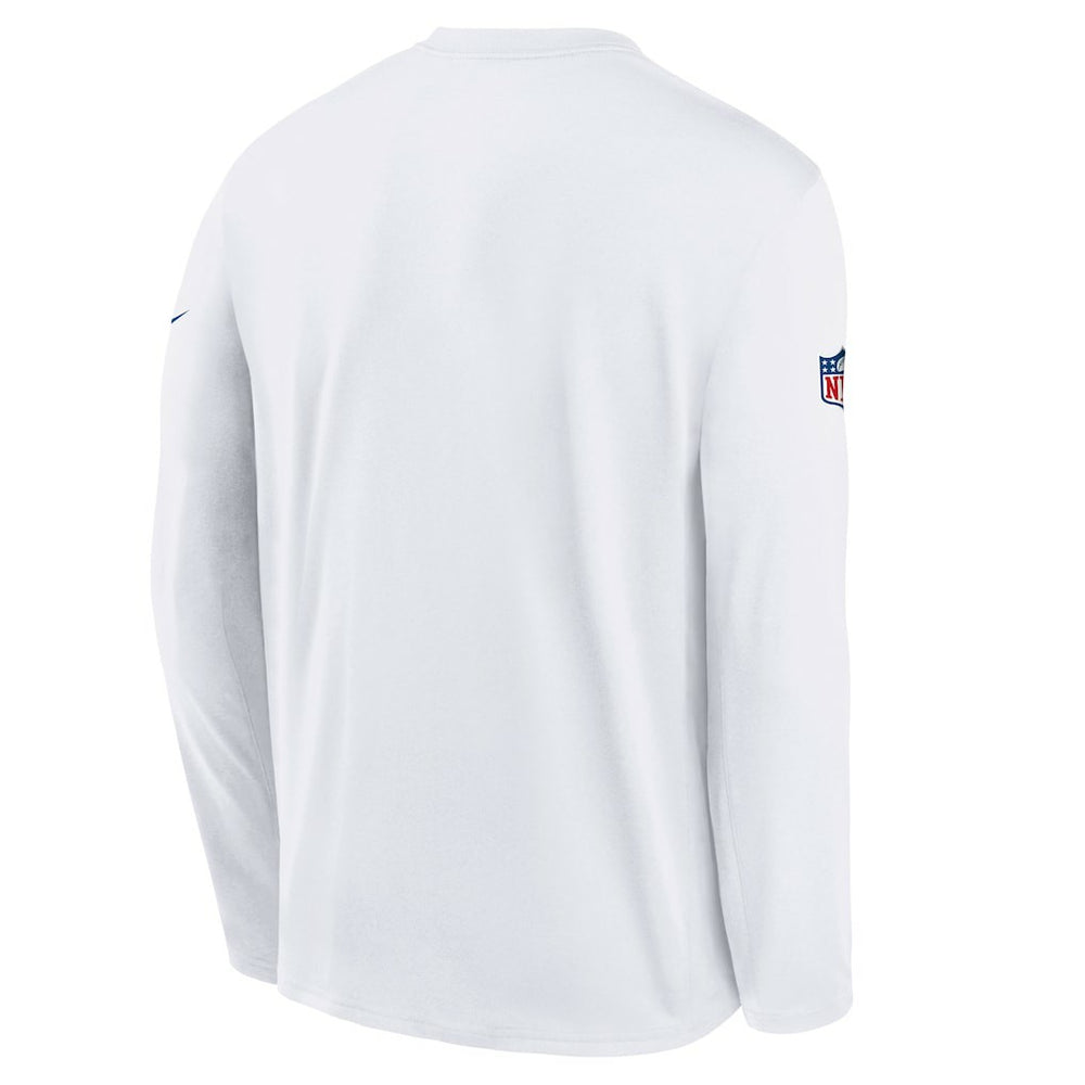 Buffalo Bills Youth 2025 Rivalries Collection Sideline Legend Dri-FIT Long Sleeve T-Shirt White | Nike for Sale