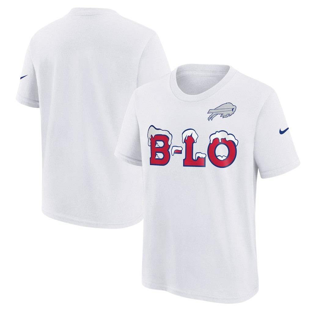 Buffalo Bills Youth 2025 Rivalries Collection T-Shirt White | Nike for Sale