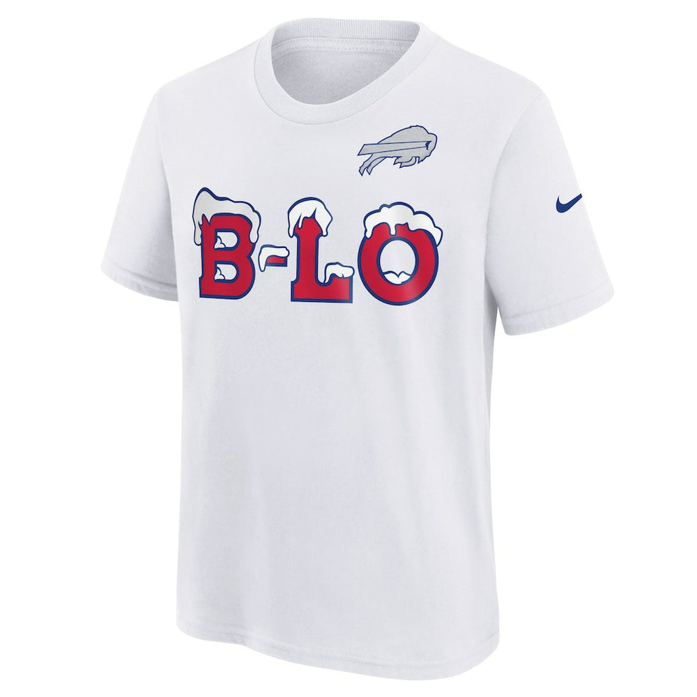 Buffalo Bills Youth 2025 Rivalries Collection T-Shirt White | Nike for Sale