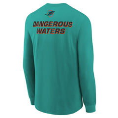 Miami Dolphins Youth 2025 Rivalries Collection Long Sleeve T-Shirt Turbo Green | Nike for Sale