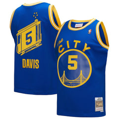 Baron Davis Golden State Warriors Hardwood Classics 2004/05 Swingman Jersey Royal - NBA