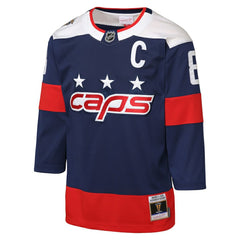 Alexander Ovechkin Washington Capitals Mitchell & Ness Youth 2018 NHL Stadium Series Power Play 2.0 Player Jersey - Navy - NHL