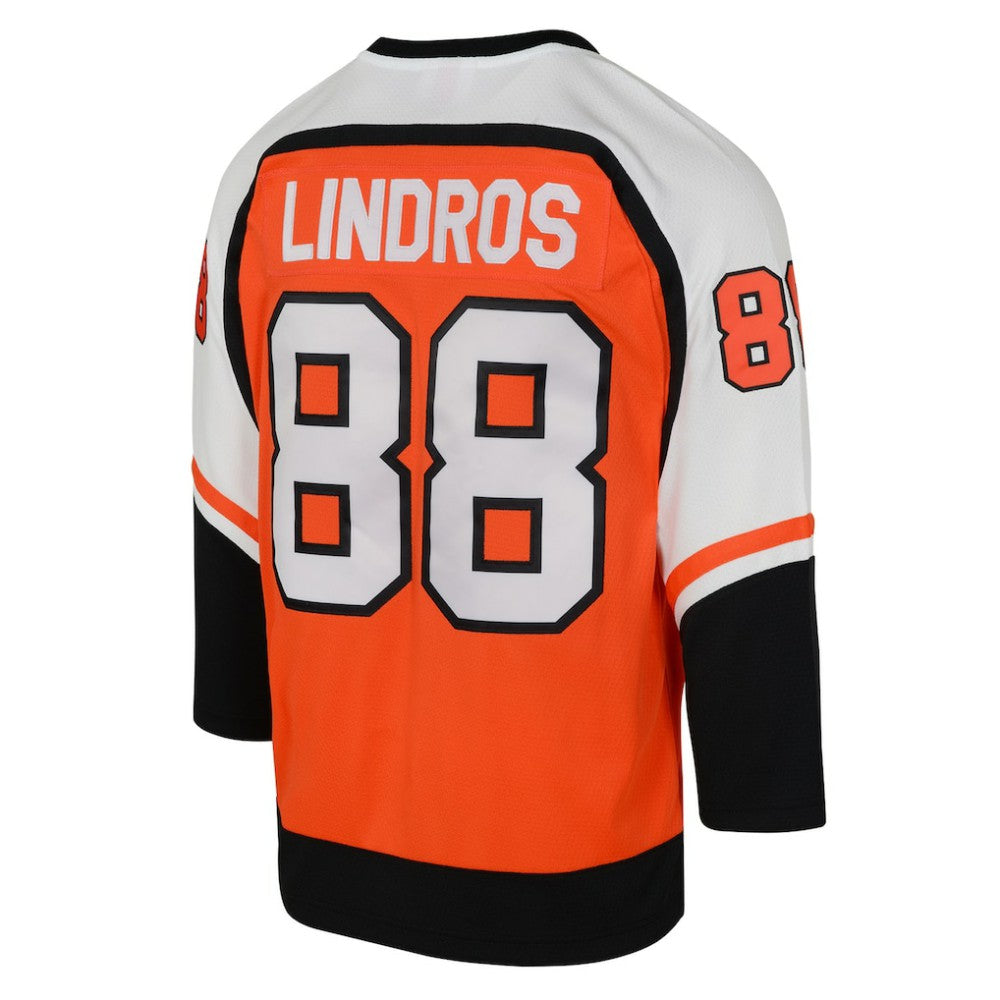 Eric Lindros Philadelphia Flyers Mitchell & Ness Youth 1996/97 Power Play 2.0 Player Jersey with Captain Patch - Orange - NHL