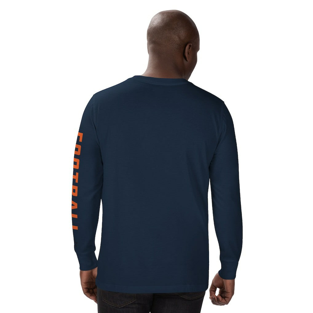 Chicago Bears Starter Half Time Long Sleeve T-Shirt Navy | NFL