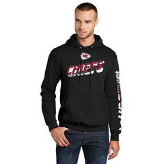 Kansas City Chiefs Starter Wordmark Logo Pullover Hoodie Black | NFL