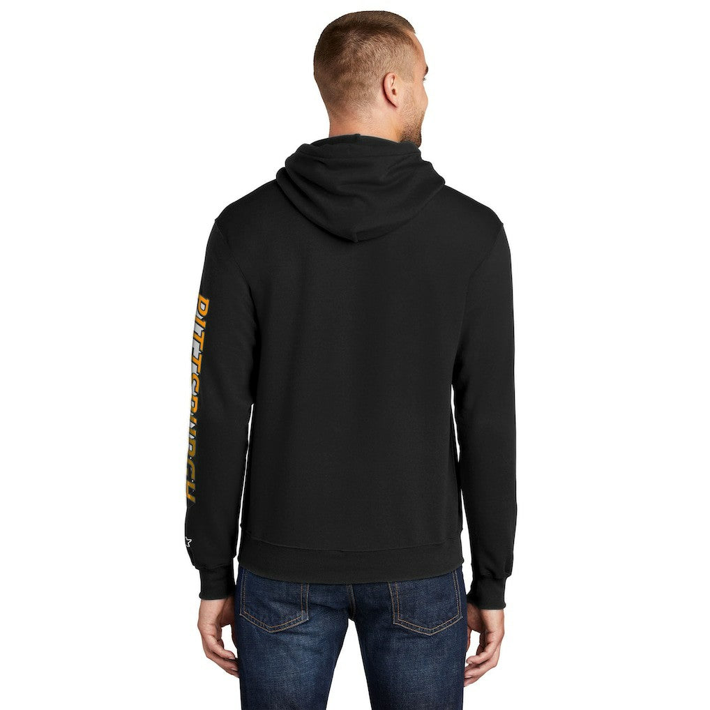 Pittsburgh Steelers Starter Wordmark Logo Pullover Hoodie Black | NFL