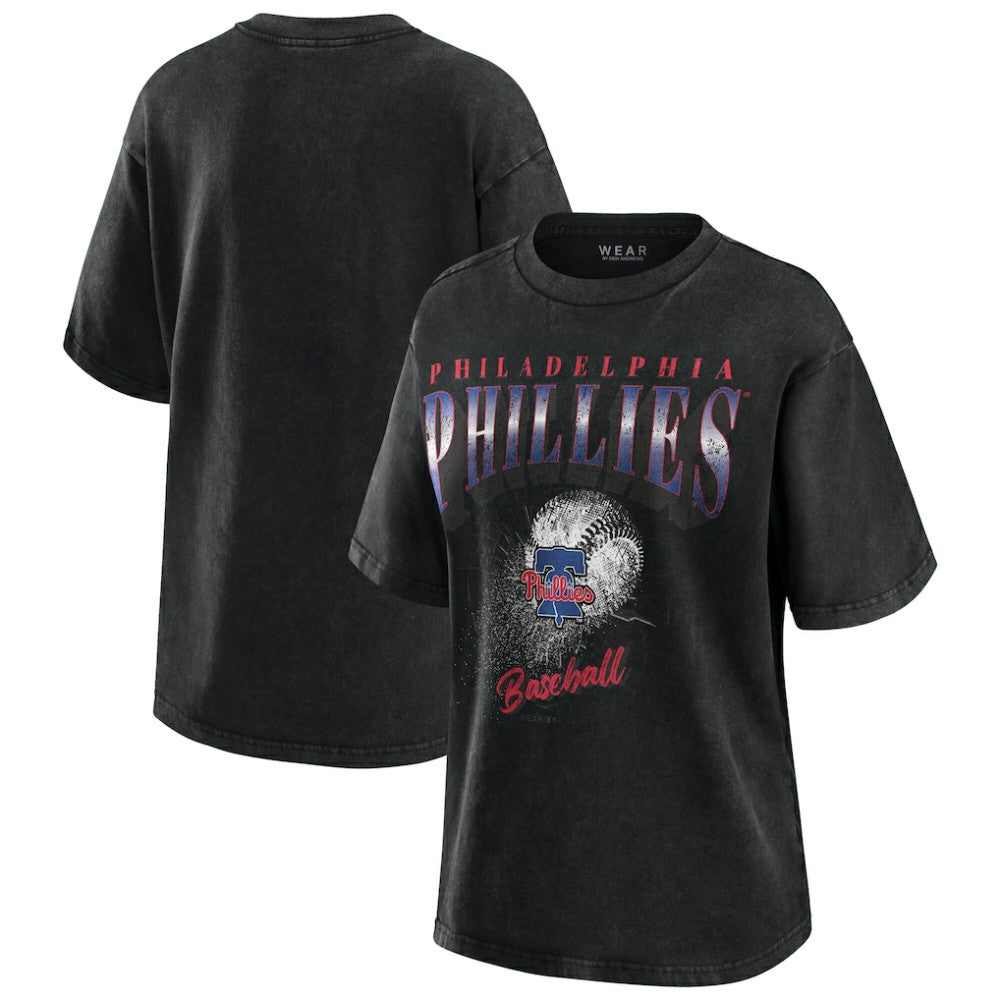 Philadelphia Phillies WEAR by Erin Andrews Women's Oversized Boyfriend T-Shirt - MLB