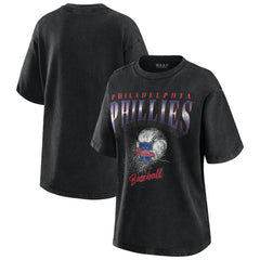 Philadelphia Phillies WEAR by Erin Andrews Women's Oversized Boyfriend T-Shirt - MLB