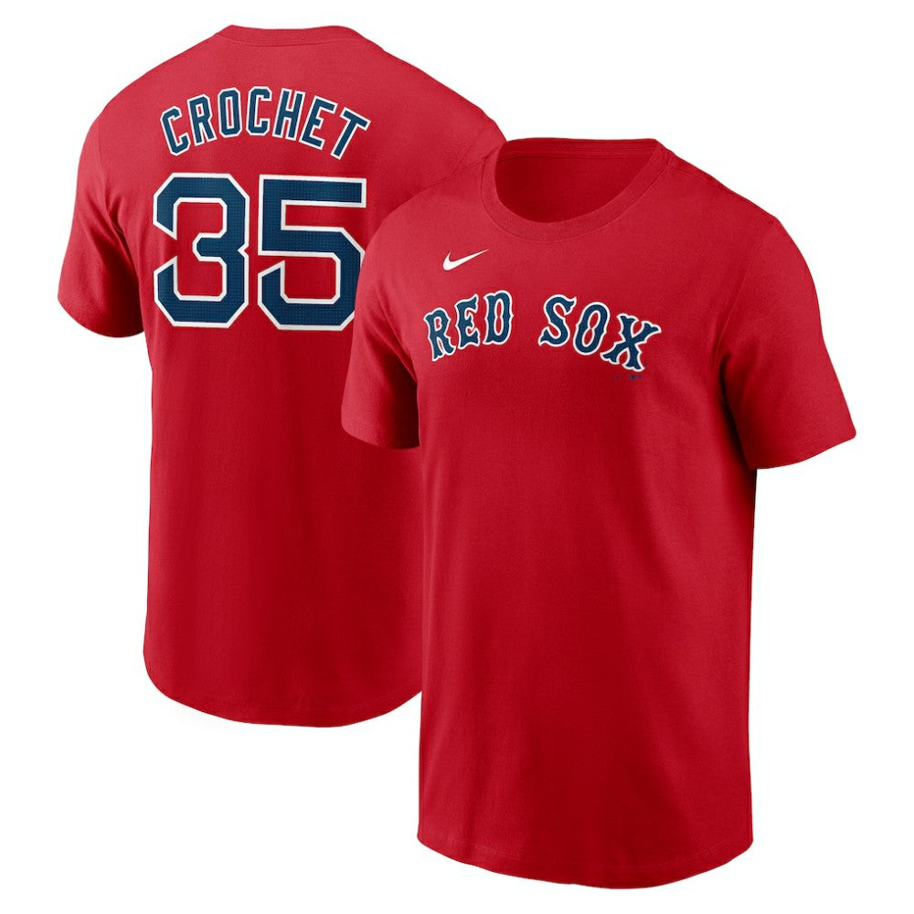 Garrett Crochet Boston Red Sox Nike Fuse Name & Number T-Shirt - MLB