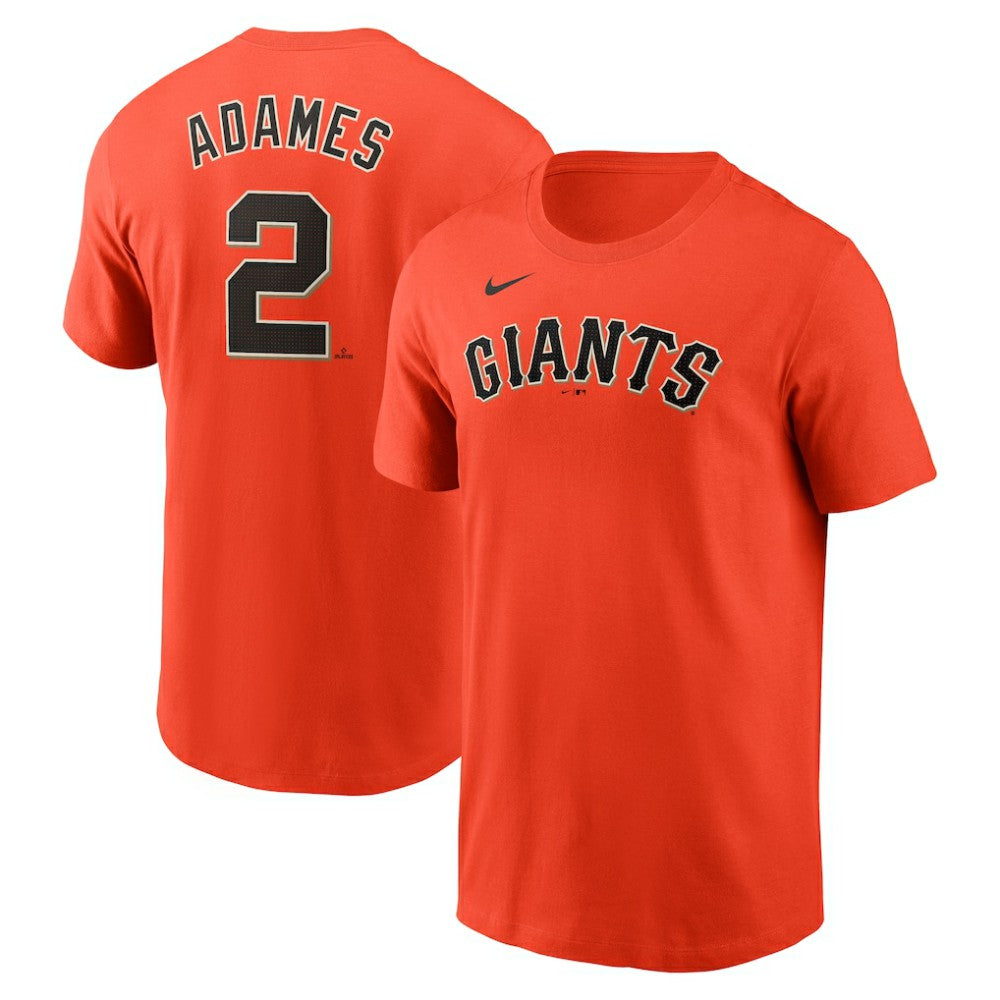 Willy Adames San Francisco Giants Nike Fuse Name & Number T-Shirt - MLB