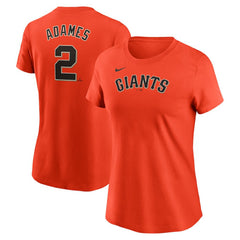 Willy Adames San Francisco Giants Nike Women's Cooperstown Collection Fuse Name & Number T-Shirt - MLB