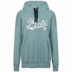 New York Mets Levelwear Women's Waterfall Glide Pullover Hoodie - MLB
