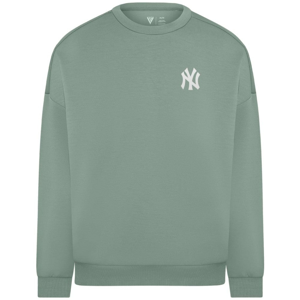 New York Yankees Levelwear Women's Luxe Signature Tri-Blend Pullover Sweatshirt - MLB