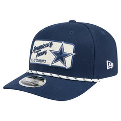 Dallas Cowboys New Era Chant 9SEVENTY Adjustable Hat Navy | NFL