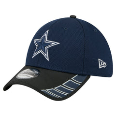 Dallas Cowboys New Era Visor Hit 39THIRTY Flex Hat Navy/Black | NFL