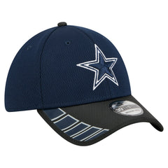 Dallas Cowboys New Era Visor Hit 39THIRTY Flex Hat Navy/Black | NFL