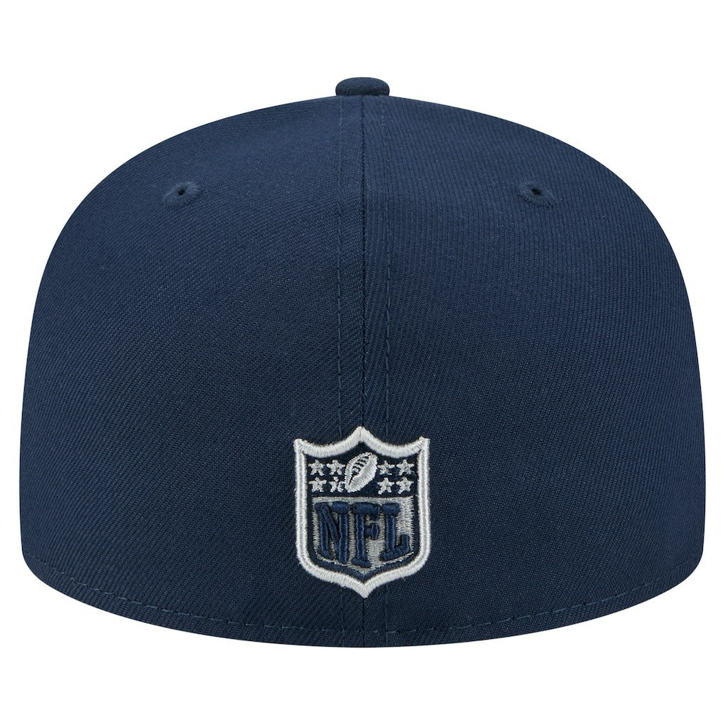Dallas Cowboys New Era Oversized 59FIFTY Fitted Hat Navy | NFL