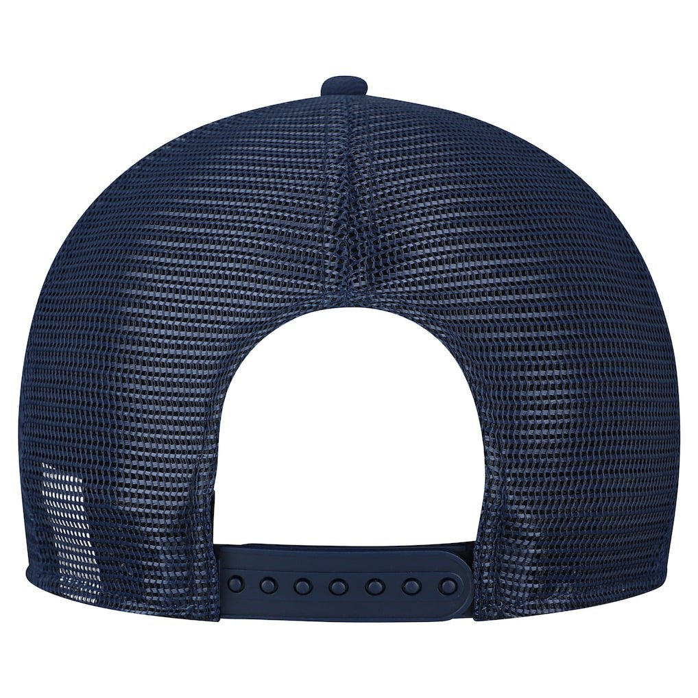 Dallas Cowboys New Era Cork Split Panel 9FIFTY Trucker Snapback Hat Gray/Navy | NFL