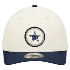 Dallas Cowboys New Era Loyal Corduroy 9SEVENTY Adjustable Hat Cream | NFL
