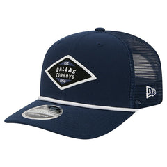 Dallas Cowboys New Era 9SEVENTY Team Rope Stretch-Snap Hat Navy | NFL