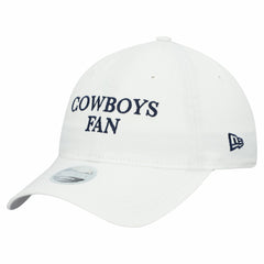 Dallas Cowboys New Era Women's Team Fan 9TWENTY Adjustable Hat White | NFL