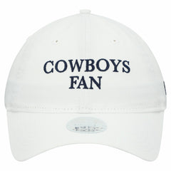 Dallas Cowboys New Era Women's Team Fan 9TWENTY Adjustable Hat White | NFL