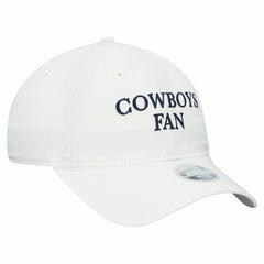 Dallas Cowboys New Era Women's Team Fan 9TWENTY Adjustable Hat White | NFL