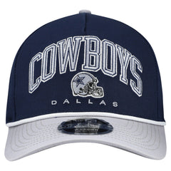 Dallas Cowboys New Era Arch 9FORTY A-Frame M-Crown Adjustable Hat Navy | NFL