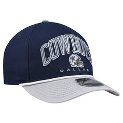 Dallas Cowboys New Era Arch 9FORTY A-Frame M-Crown Adjustable Hat Navy | NFL