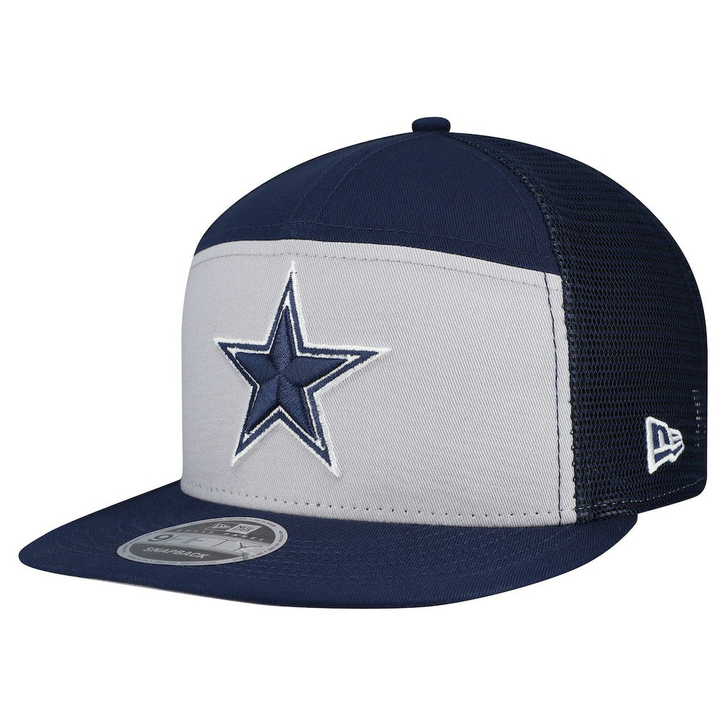 Dallas Cowboys New Era Outdoor Split Panel 9FIFTY Snapback Hat Gray/Navy | NFL