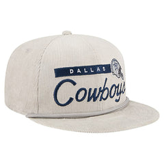 Dallas Cowboys New Era Cord Rope 9FIFTY Snapback Hat Gray | NFL