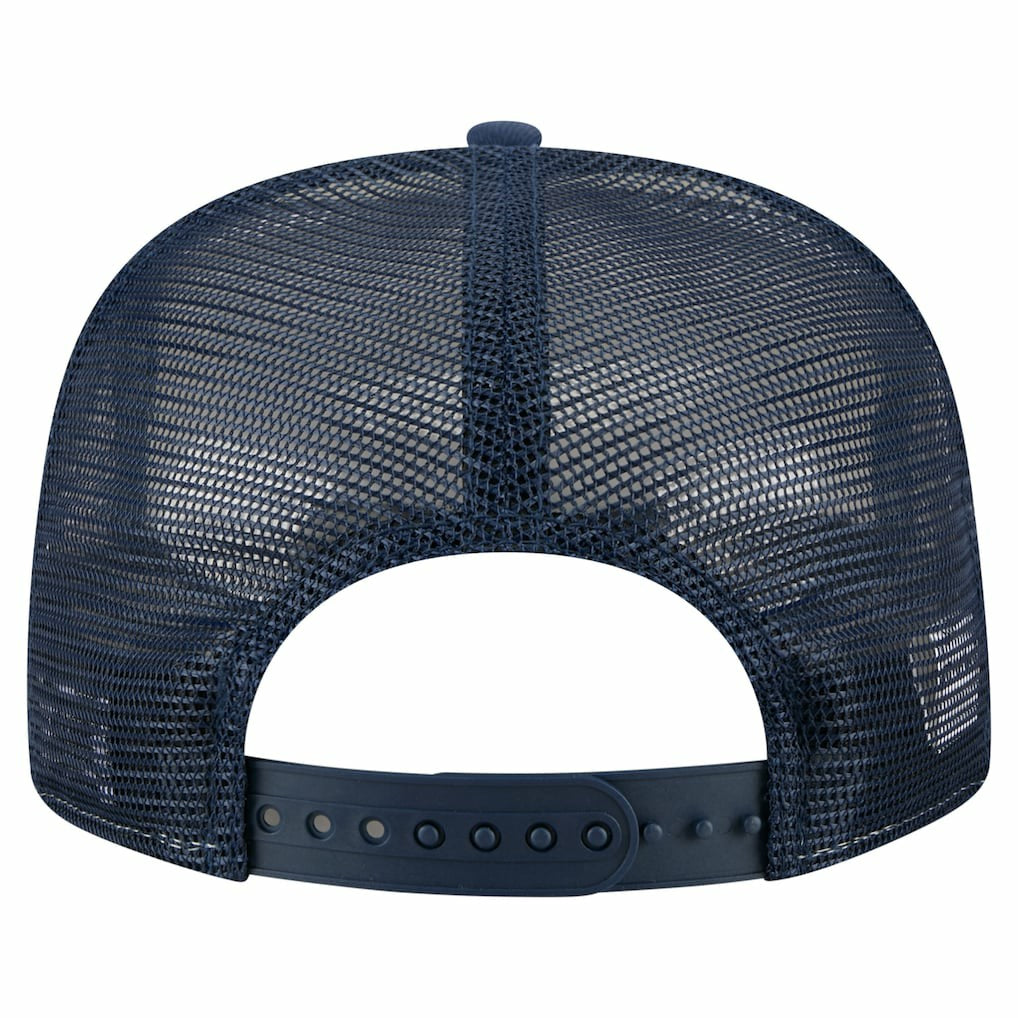 Dallas Cowboys New Era Cutout A-Frame 9FIFTY Snapback Hat Cream/Navy | NFL