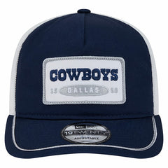 Dallas Cowboys New Era Patch 19TWENTY Adjustable Hat Navy/White | NFL