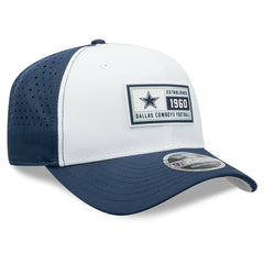 Dallas Cowboys New Era Established Patch 9SEVENTY Adjustable Hat White/Navy | NFL