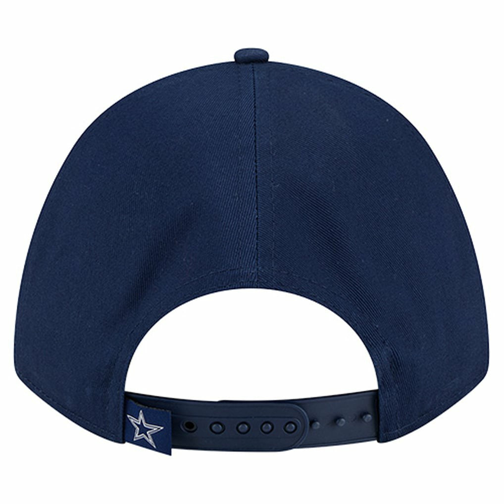 Dallas Cowboys New Era Women's Metallic A-Frame 9FORTY Adjustable Hat Navy | NFL
