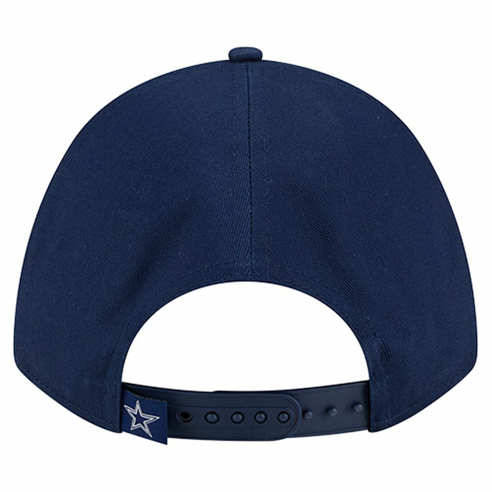 Dallas Cowboys New Era Women's Metallic A-Frame 9FORTY Adjustable Hat Navy | NFL
