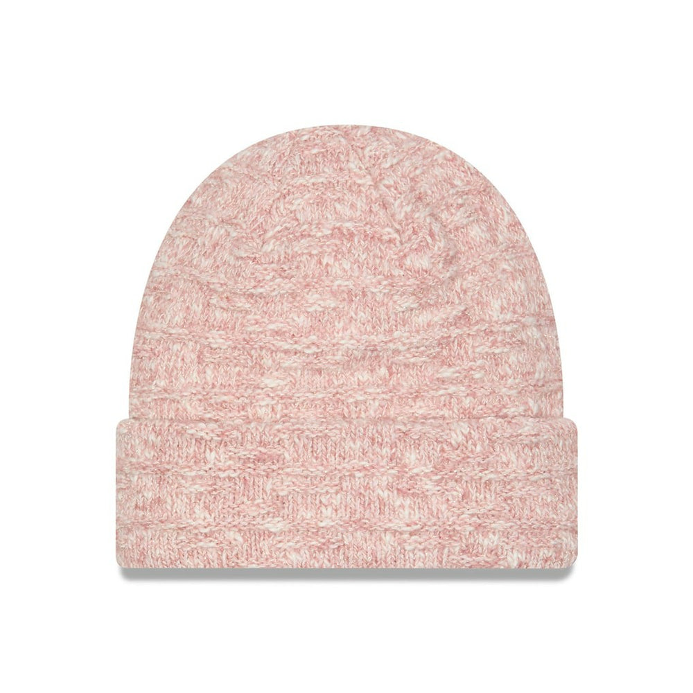Dallas Cowboys New Era Women's Metallic Cuffed Knit Hat Pink | NFL
