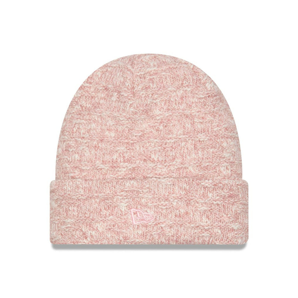 Dallas Cowboys New Era Women's Metallic Cuffed Knit Hat Pink | NFL