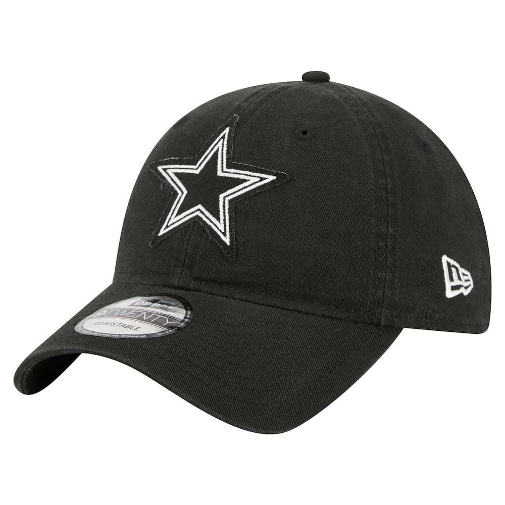 Dallas Cowboys New Era Stamp 9TWENTY Adjustable Hat Black | NFL