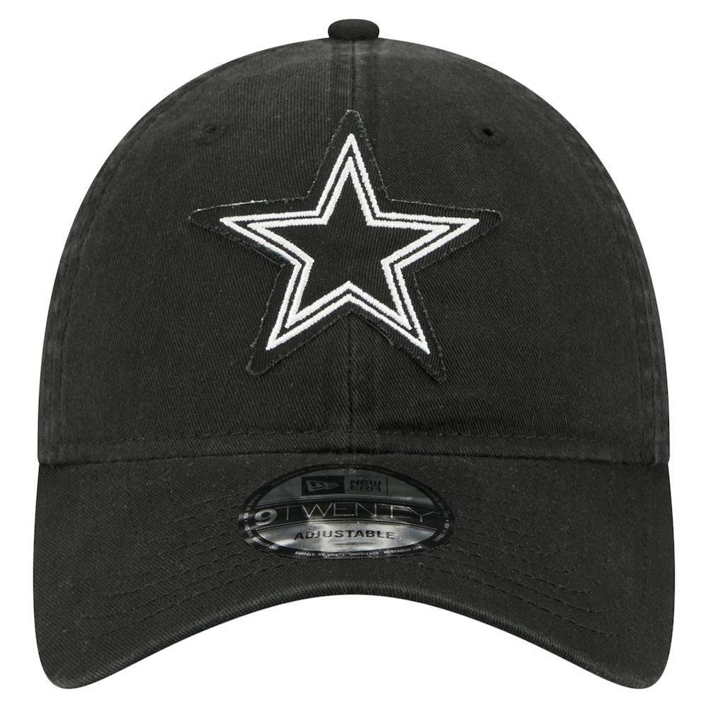 Dallas Cowboys New Era Stamp 9TWENTY Adjustable Hat Black | NFL