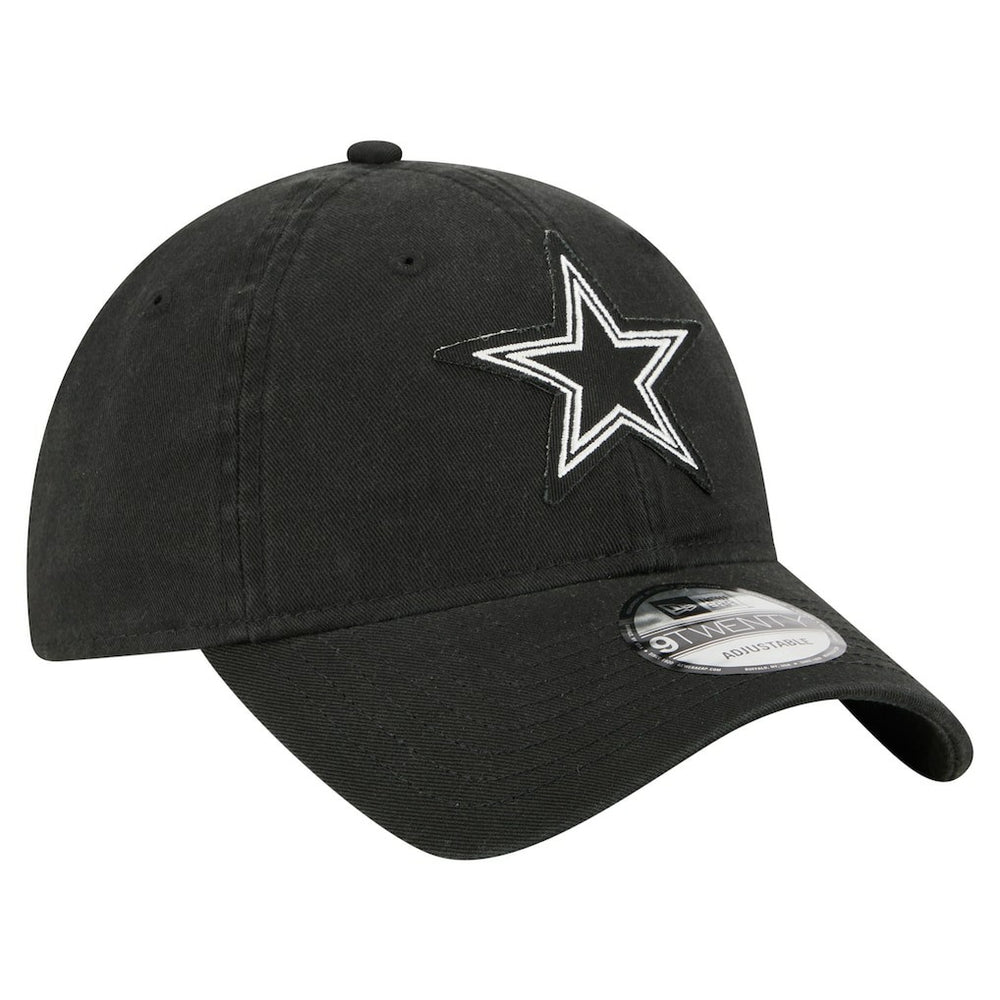 Dallas Cowboys New Era Stamp 9TWENTY Adjustable Hat Black | NFL