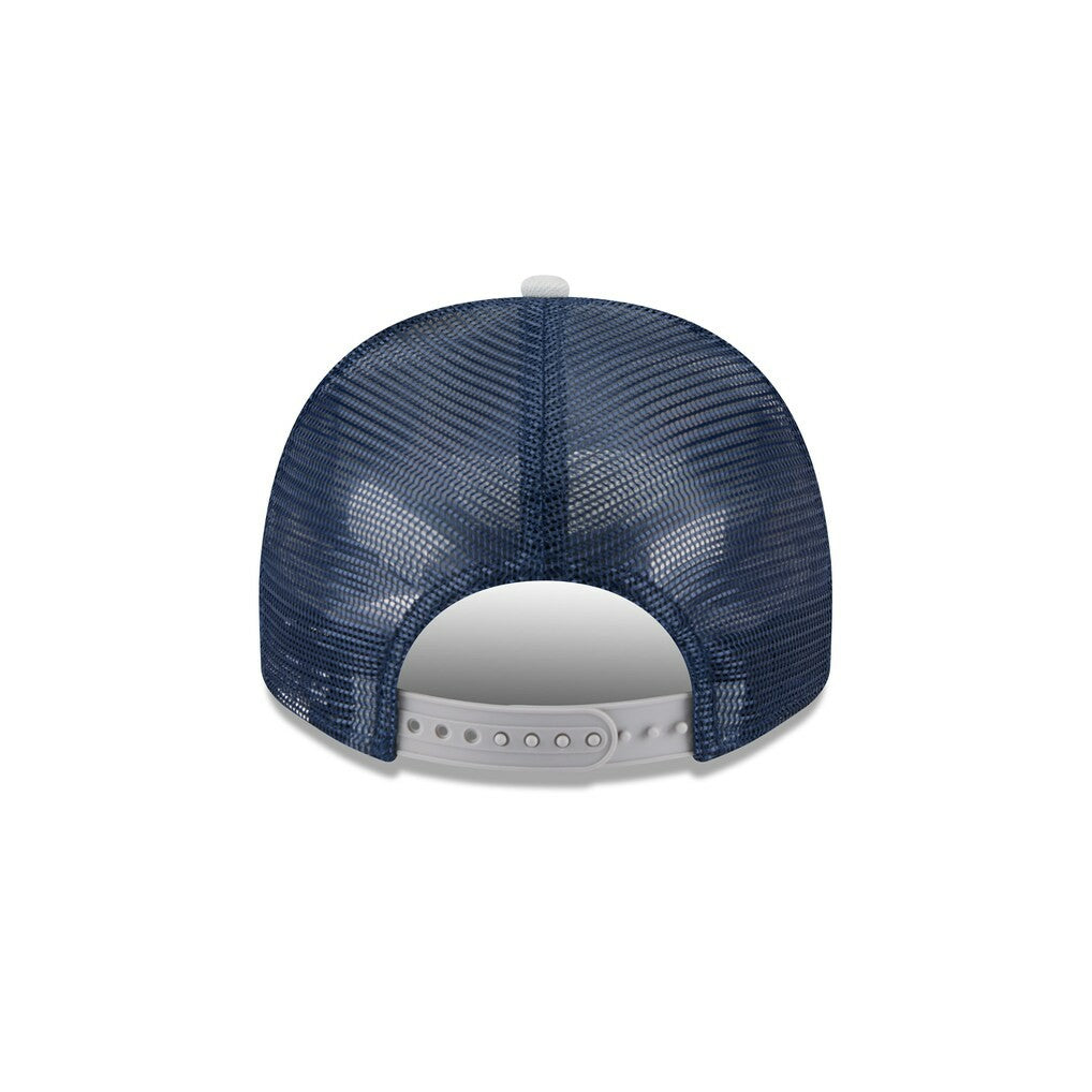 Dallas Cowboys New Era Banner A-Frame 9FIFTY Snapback Hat Cream/Navy | NFL